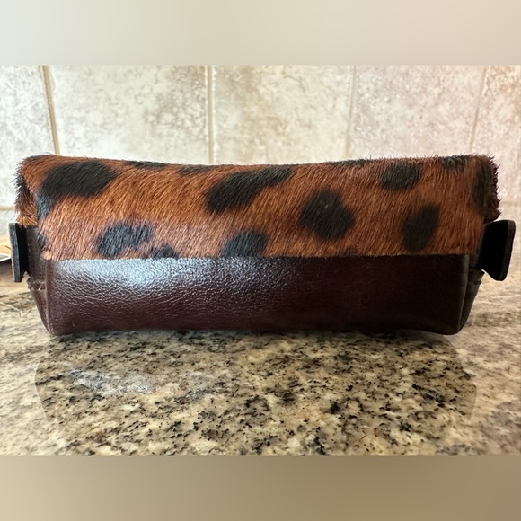 Patricia Nash Leopard/chocolate new with tag key chain coin purse small wallet - Picture 10 of 15